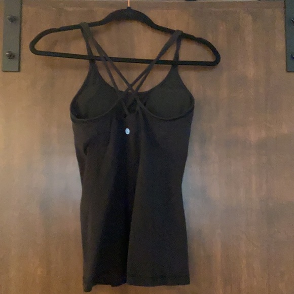 Lululemon black strappy tank - Picture 3 of 5